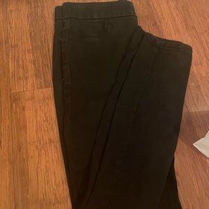 Black jeans, skinny, elastic stretchy waist, jeggings, size 10